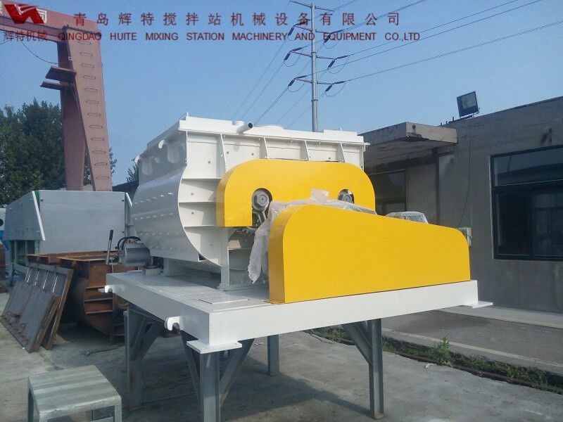 JS750攪拌臂采用偏心式設計，延長使用壽命，青島輝特機械