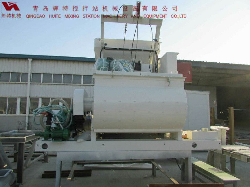 JS750攪拌臂采用偏心式設計，延長使用壽命，青島輝特機械