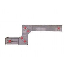 Z型提升機(jī)，進(jìn)料輸送卸料全過程，對物體本身無破損，降低廢品率